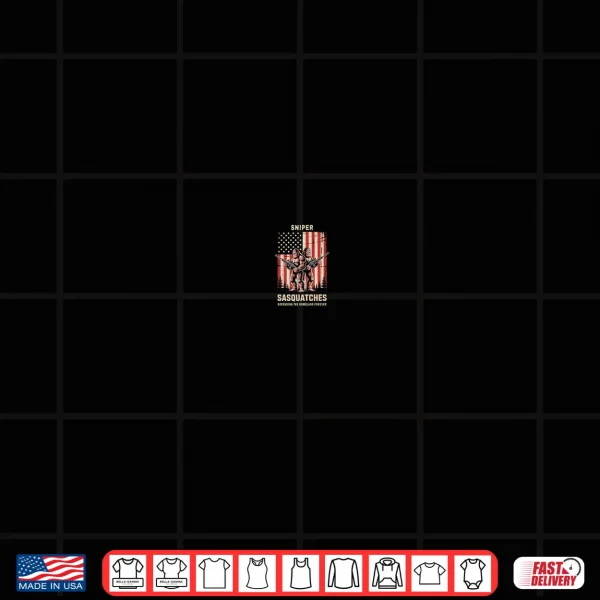 Design Sniper Sasquatches Defending The Homeland Shirt