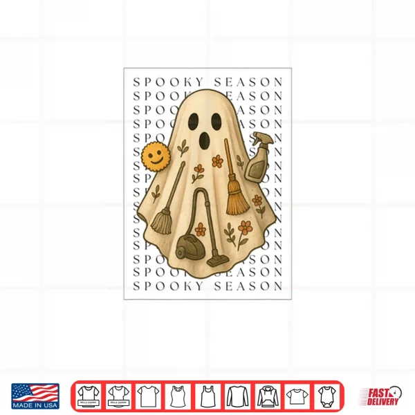 Design Spooky Season Cleaning Shirt