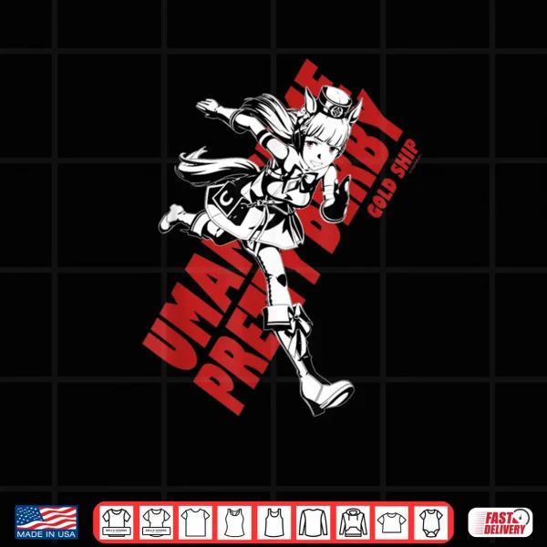 Design Umamusume Pretty Derby Gold Ship Shirt