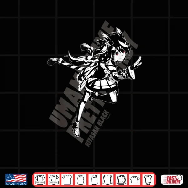 Design Umamusume Pretty Derby Kitasan Black Shirt