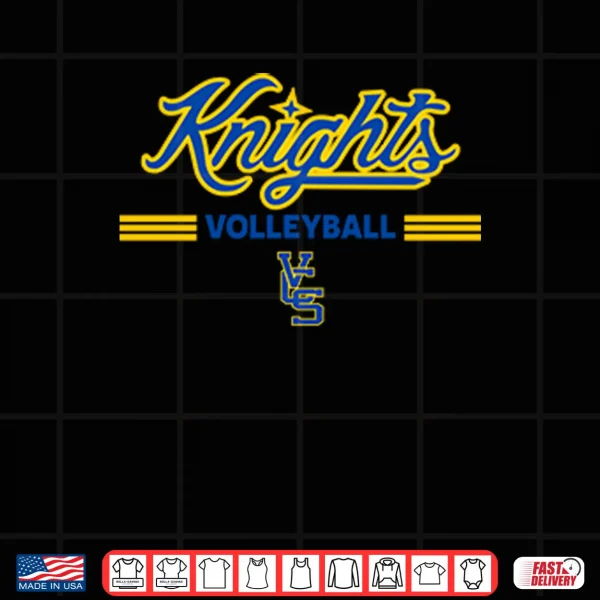 Design VCS Vance Charter School Knights Volleyball 2025 Shirt
