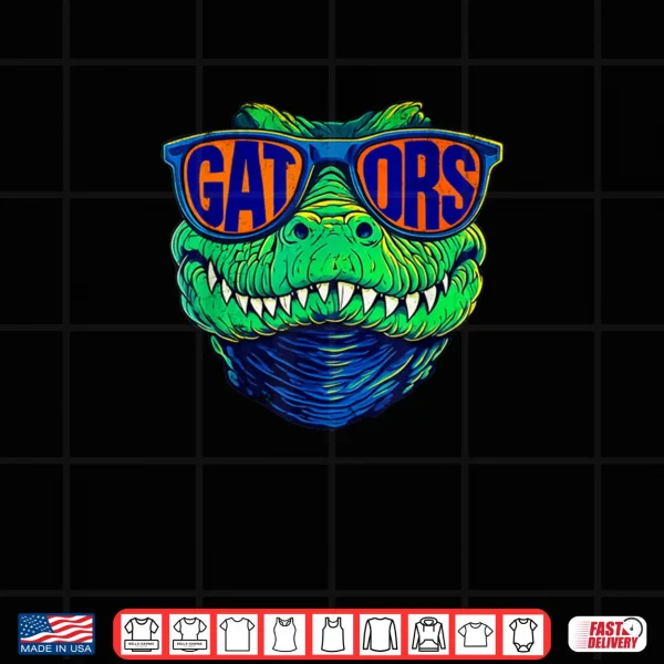 Design Vintage Gators Sunglasses Throwback Animals Shirt
