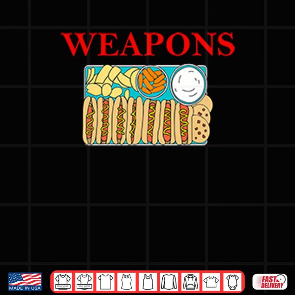 Design Weapons Snack Shirt