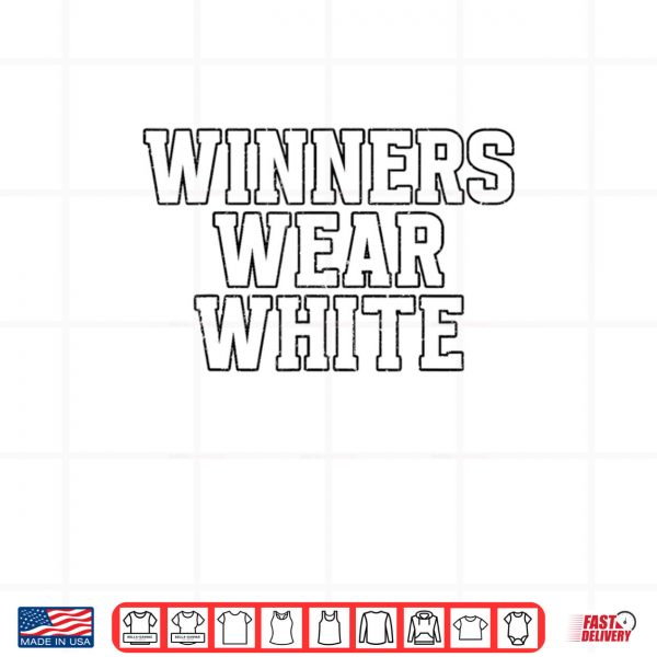 Design Winners Wear White Matching Summer Camp Shirt