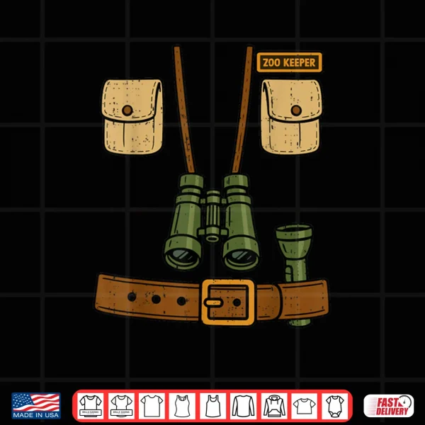 Design Zoo Keeper Jungle Safari Explorer Halloween Costume Animal Shirt