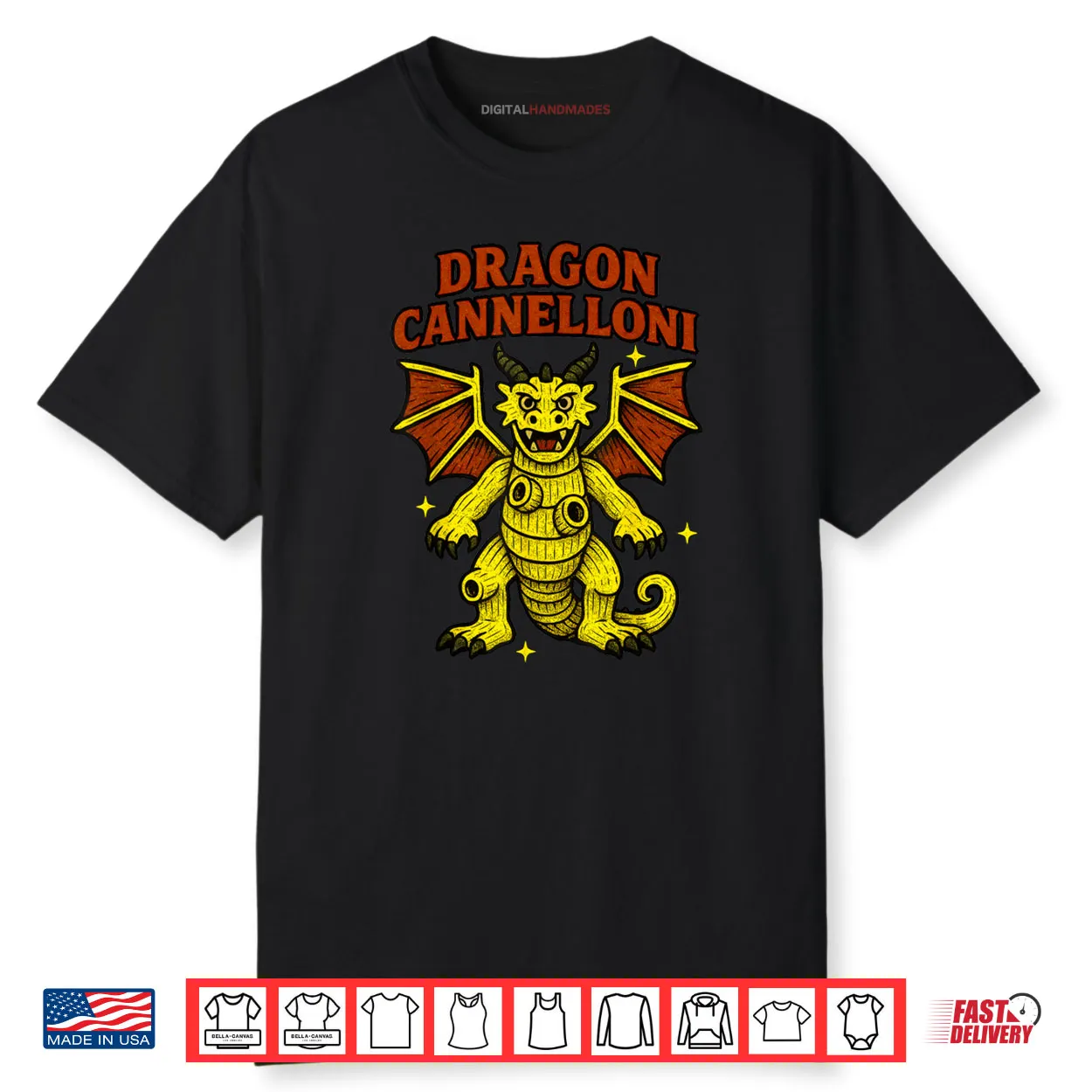 Dragon Cannelloni Funny Italian Brainrot Pasta Kids Meme Shirt Dragon Cannelloni Funny Italian Brainrot Pasta Kids Meme Shirt