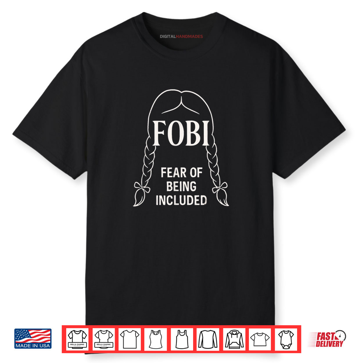 FOBI Fear of Being Included Dark Humor Shirt FOBI Fear of Being Included Dark Humor Shirt