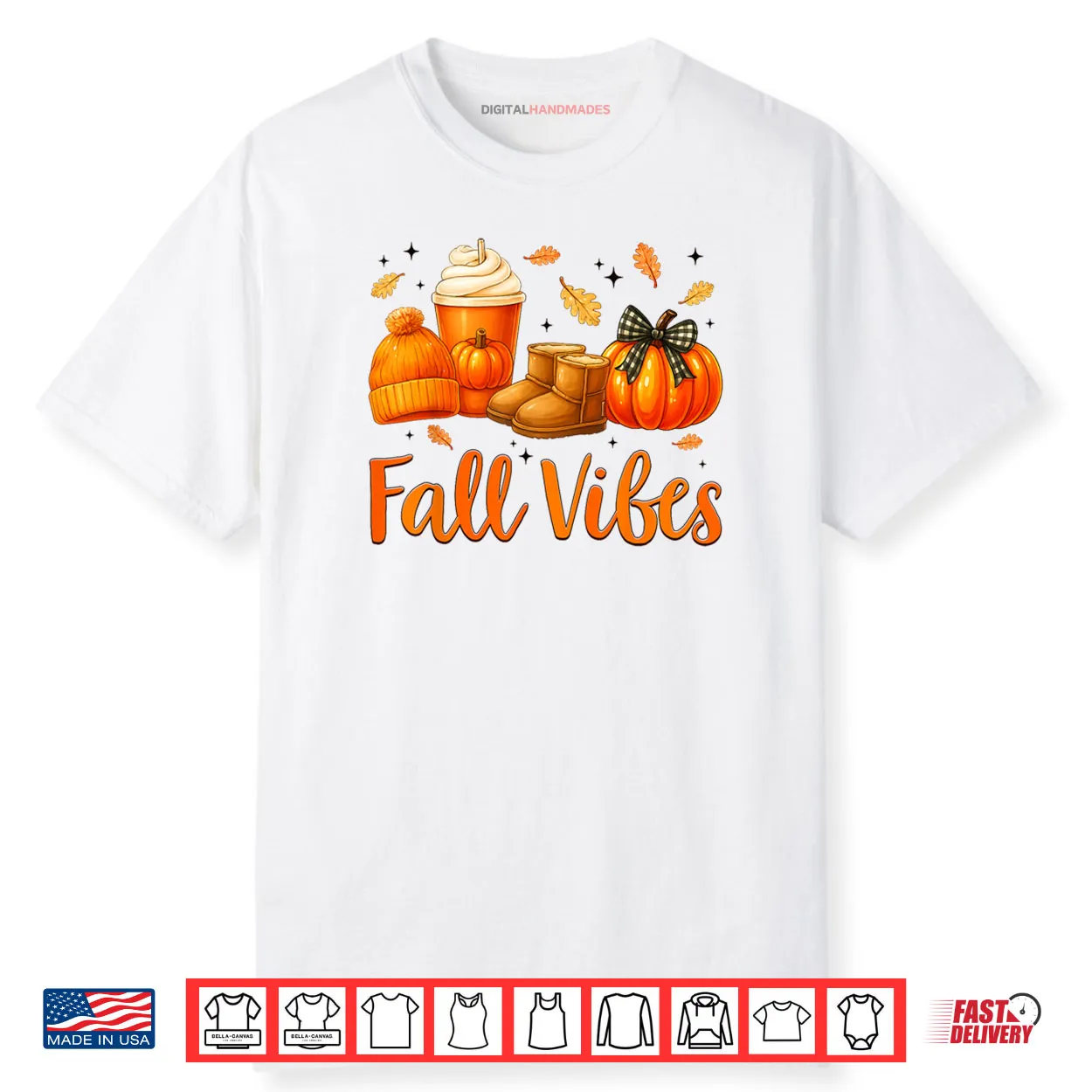 Fall Vibes Pumpkin Spice Latte Autumn Shirt Fall Vibes Pumpkin Spice Latte Autumn Shirt