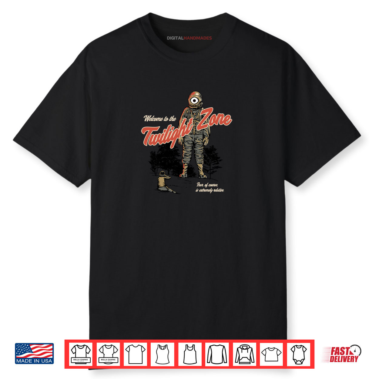 Fear is Relative Cyclops Retro TV Show Shirt Fear is Relative Cyclops Retro TV Show Shirt