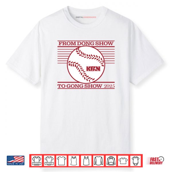 From Dong Show to Gong Show 2025 Shirt