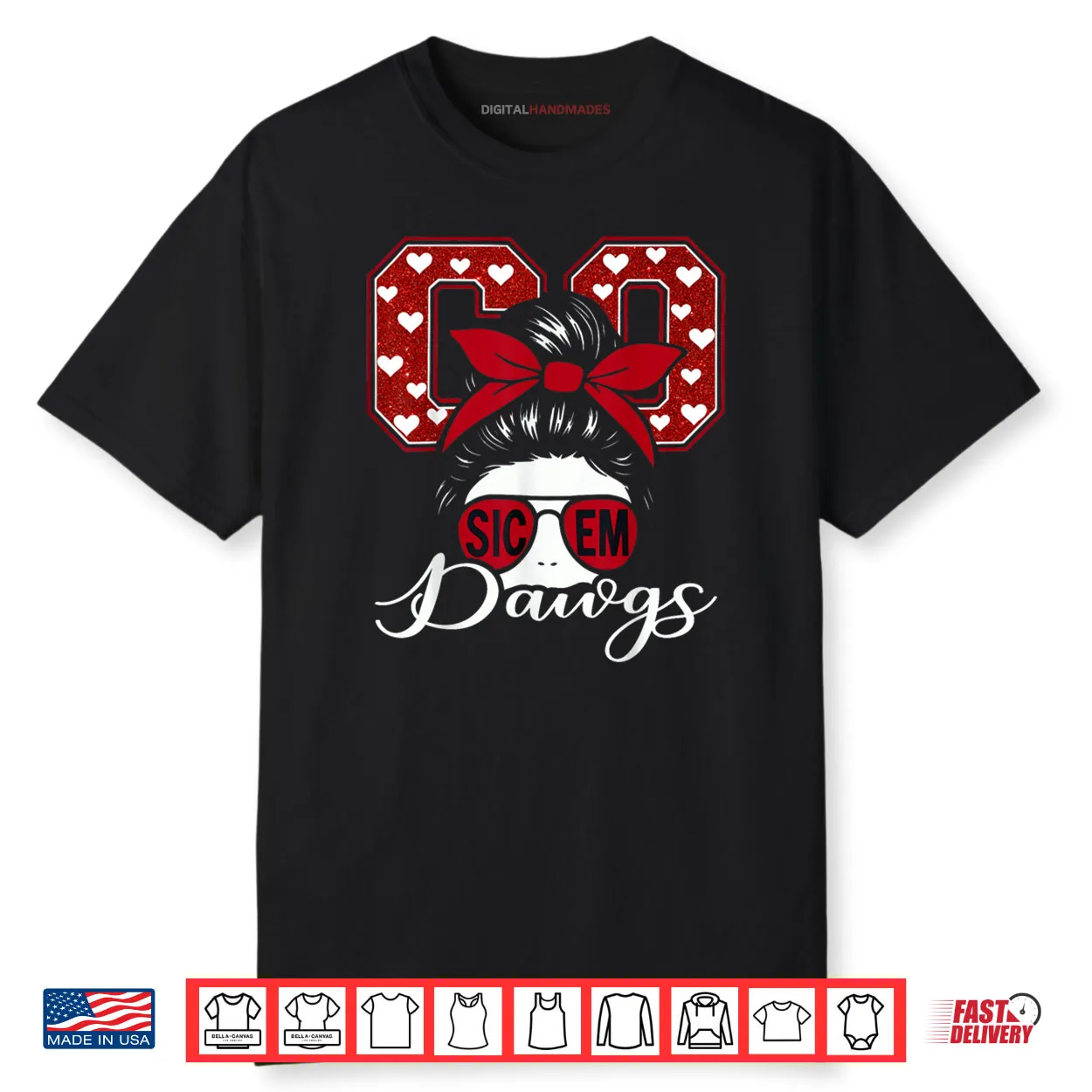 Go Dawgs Funny Sic Em Retro Shirt Go Dawgs Funny Sic Em Retro Shirt