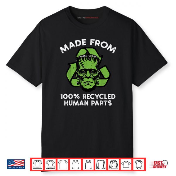 Halloween Frankenstein Recycled Parts Costume Shirt