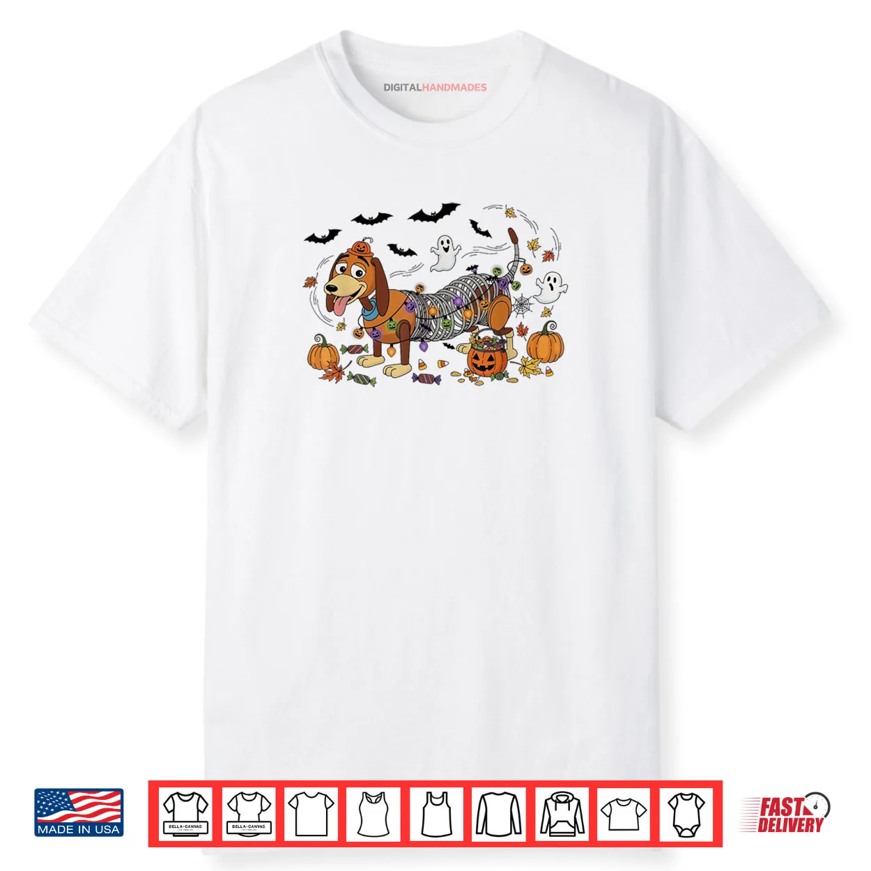 Halloween Slinky Dachshund Skeleton Dog Shirt Trick or Treat Shirt Halloween Slinky Dachshund Skeleton Dog Shirt Trick or Treat Shirt