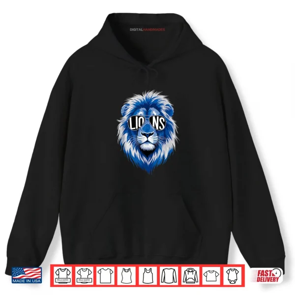 Cool Face Lion with Sunglasses Women and Men Michigan Pride Shirt 2 Hoodie Cool Face Lion with Sunglasses Women and Men Michigan Pride Shirt