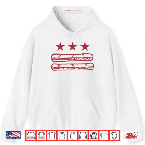 DC Flag Sub Sandwich Shirt 2 Hoodie DC Flag Sub Sandwich Shirt