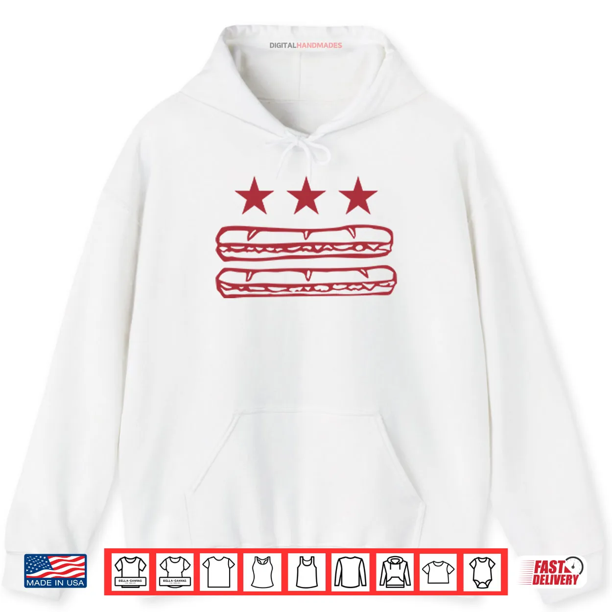 DC Flag Sub Sandwich Shirt DC Flag Sub Sandwich Shirt