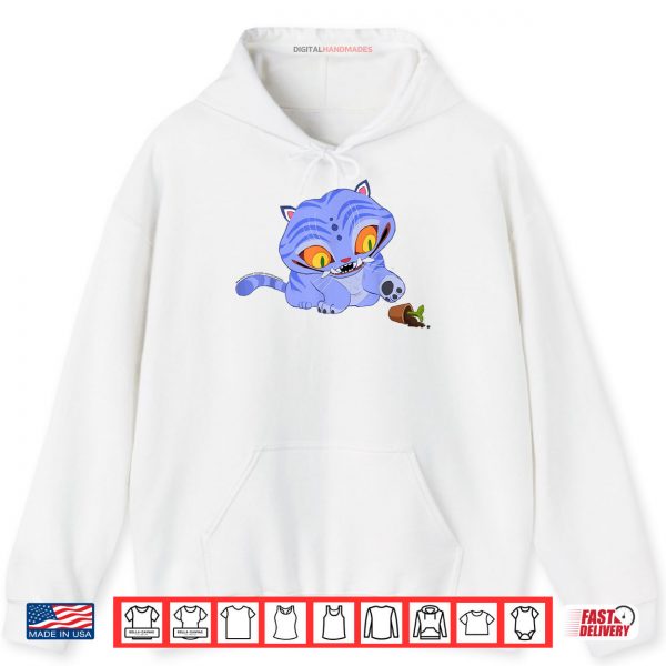 Hoodie Derpy Playing with Plant Vase Shirt