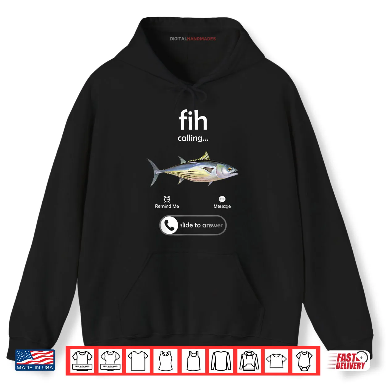 Fih Calling Slide to Answer Funny Fishing Meme Fisherman Shirt Fih Calling Slide to Answer Funny Fishing Meme Fisherman Shirt