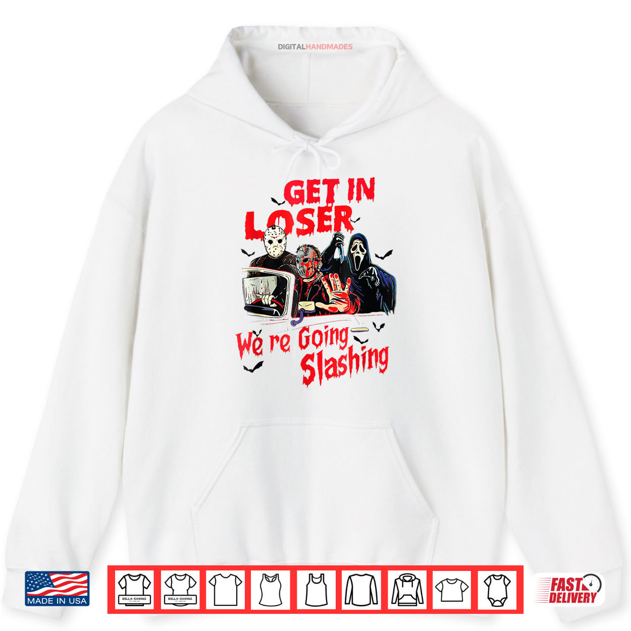 Get in Loser We’re Going Slashing Horror Halloween Character Shirt Get in Loser We’re Going Slashing Horror Halloween Character Shirt