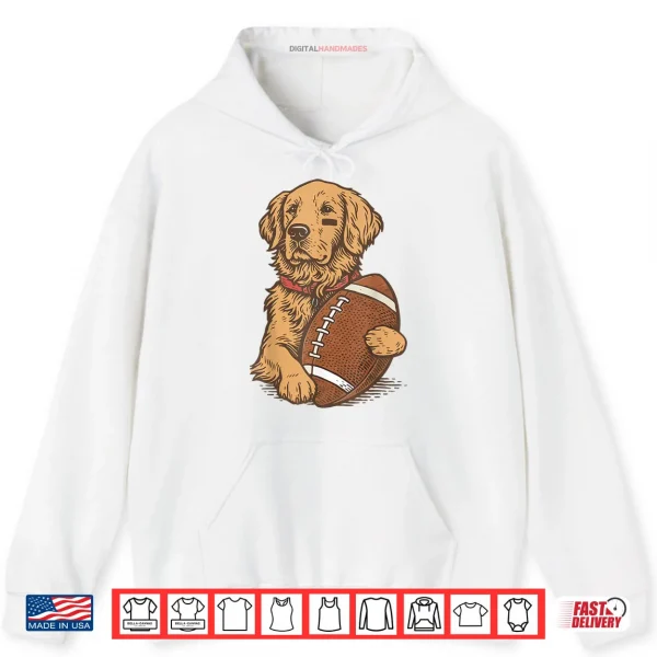 Hoodie Golden Retriever Dog Football Game Day Touchdown Season Shirt