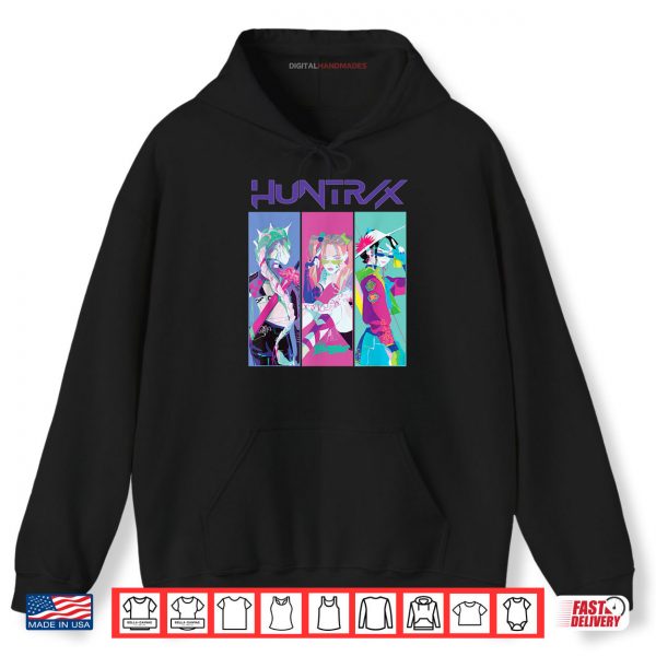 Hoodie HUNTRIX Girls Cyberpunk Style K Pop Demon Hunter Shirt