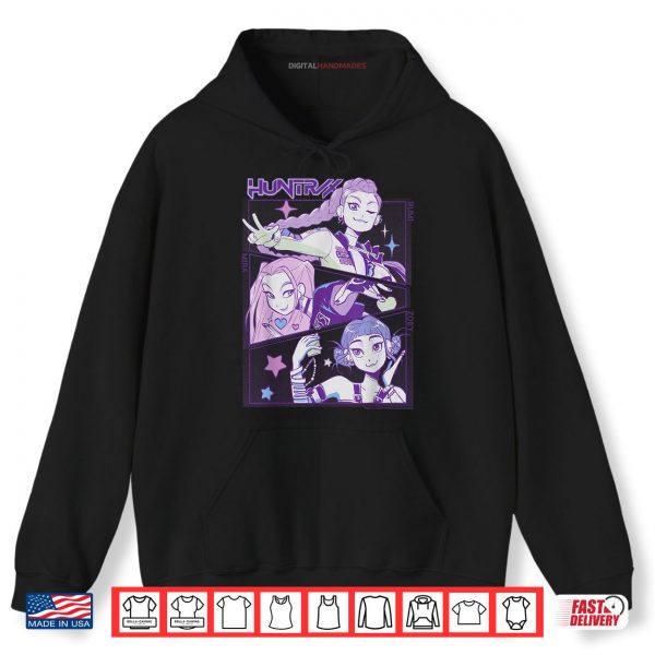 Huntrix Cute Vintage Animated Panels Shirt 2 Hoodie Huntrix Cute Vintage Animated Panels Shirt