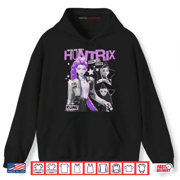 Hoodie Huntrix Rumi How Its Done Retro Poster Shirt