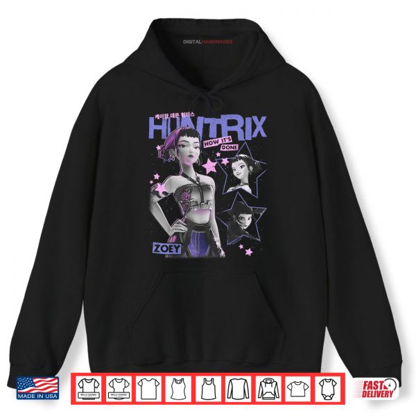 Hoodie Huntrix Zoey How Its Done Retro Poster Shirt