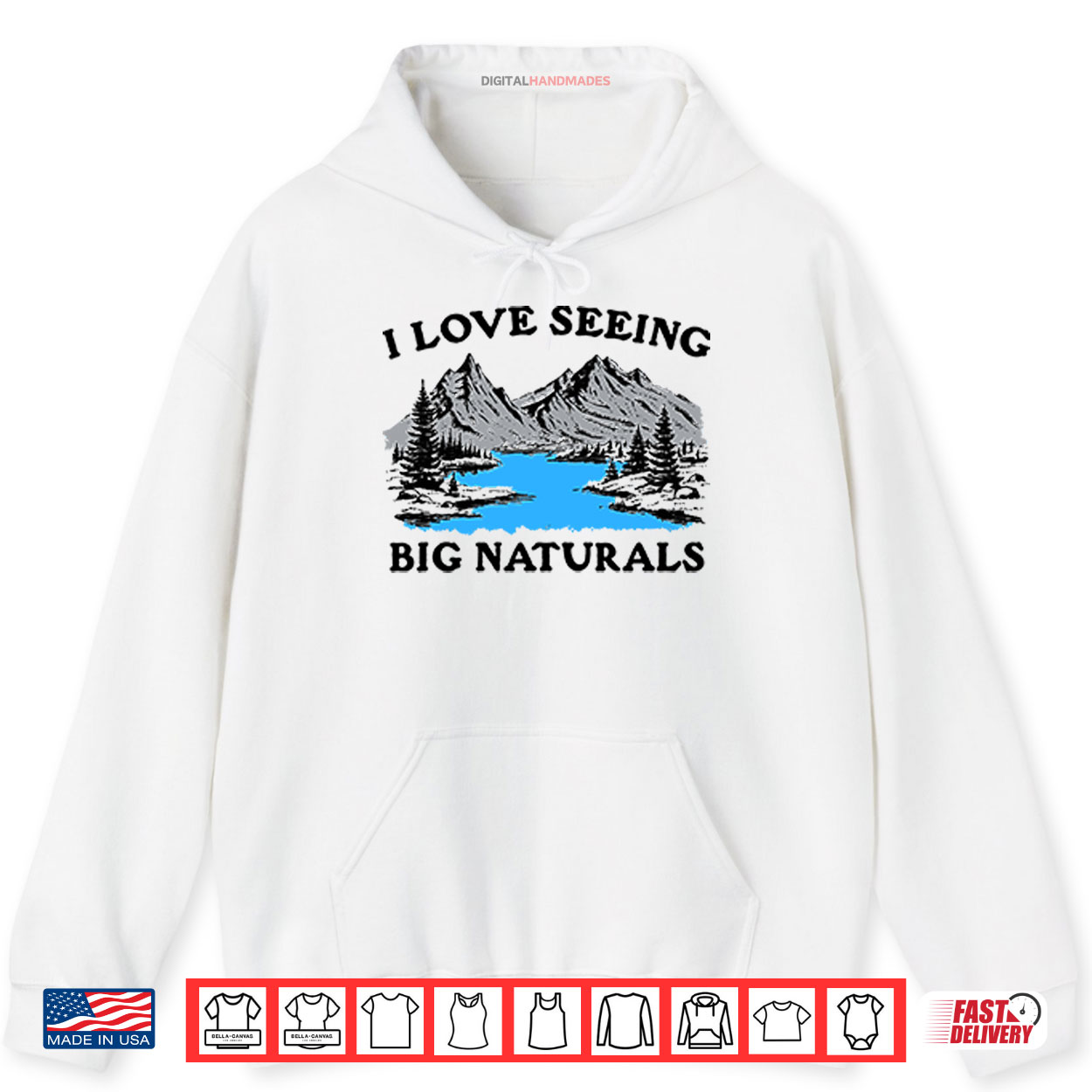 I Love Seeing Big Naturals Shirt I Love Seeing Big Naturals Shirt