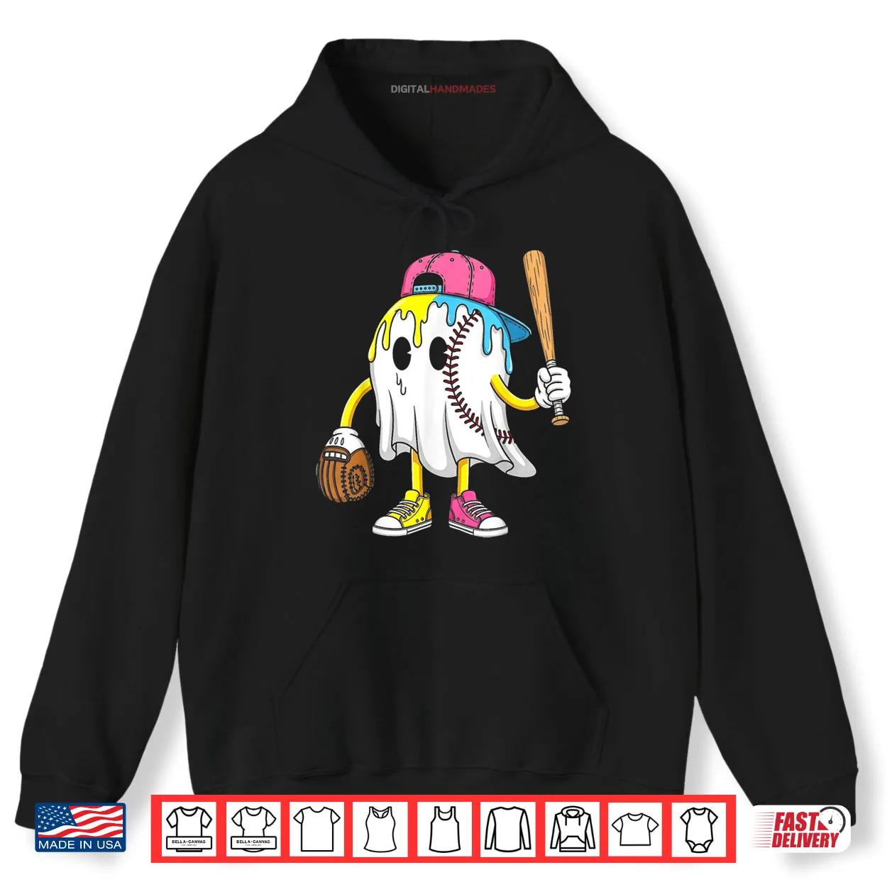 Ice Cream Drip Ghost Baseball Spots Baseball Drip Halloween Shirt Ice Cream Drip Ghost Baseball Spots Baseball Drip Halloween Shirt