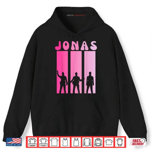 Hoodie Jonas First Name I Love Jonas 80s Vintage Shirt