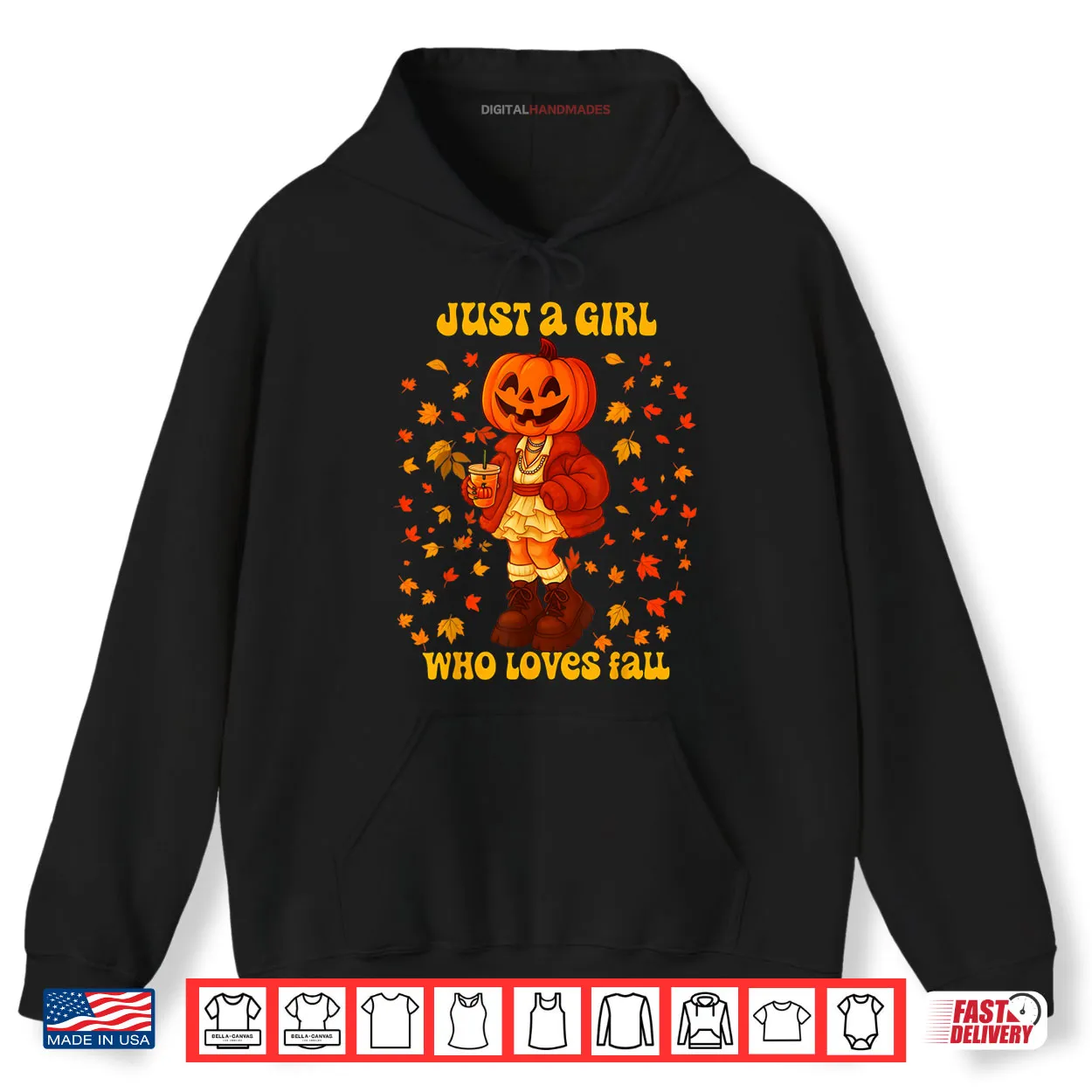 Just A Girl Who Loves Fall Pumpkin Head Autumn Shirt Just A Girl Who Loves Fall Pumpkin Head Autumn Shirt