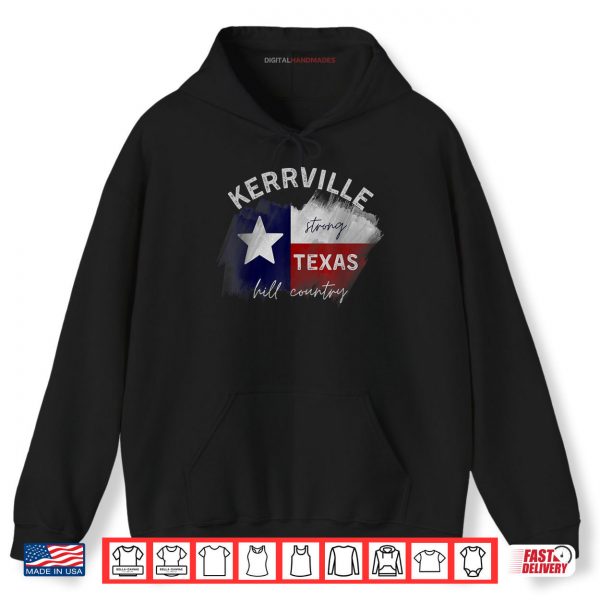 Hoodie Kerrville Strong Hill Country Pride Texas Lovers Sunset Shirt