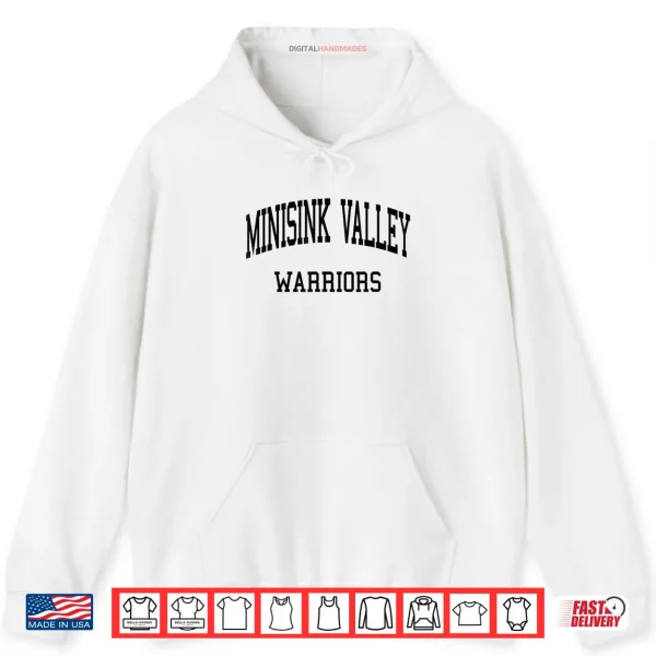 Hoodie Minisink Valley HS Slate Hill NY Retro Sports Shirt