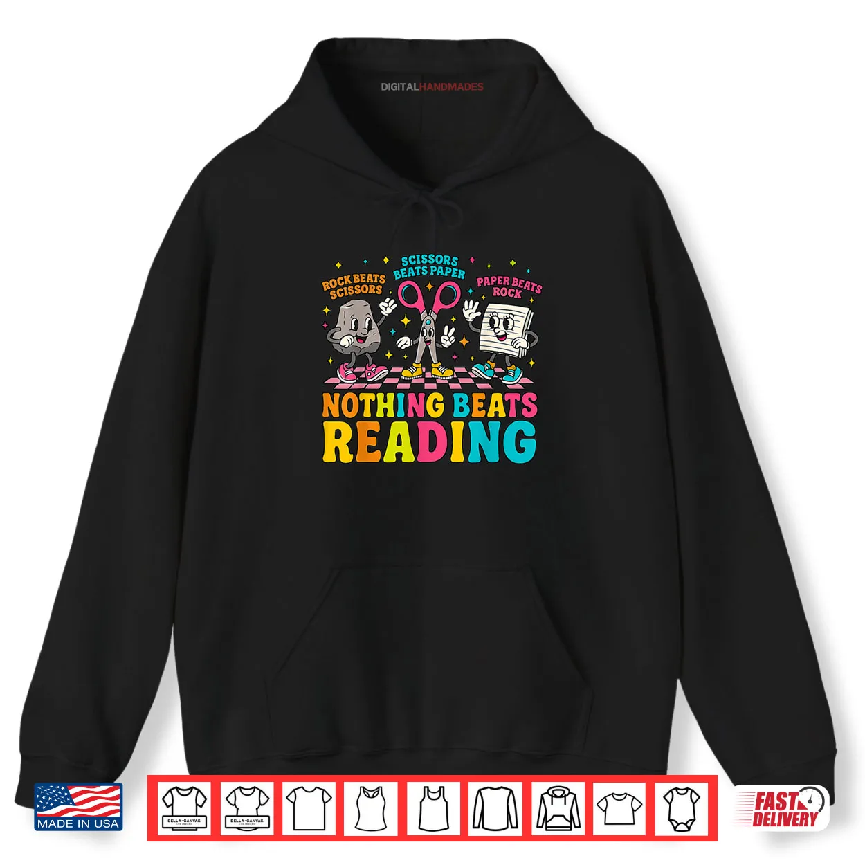 Nothing Beats Reading Rock Paper Scissors Book Lover Teacher Shirt Nothing Beats Reading Rock Paper Scissors Book Lover Teacher Shirt