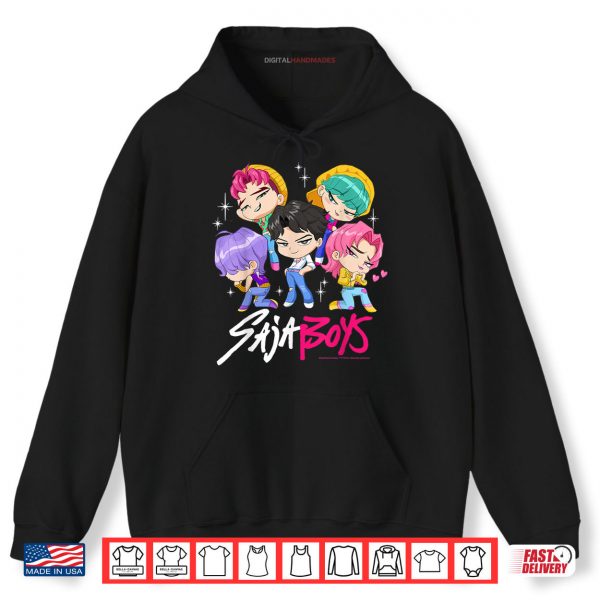 Hoodie Saja Boys Chibi Boy Band Group Shot Shirt