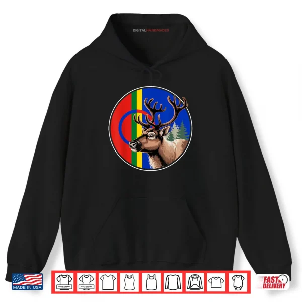 Hoodie Sami People Flag Sapmi Shirt