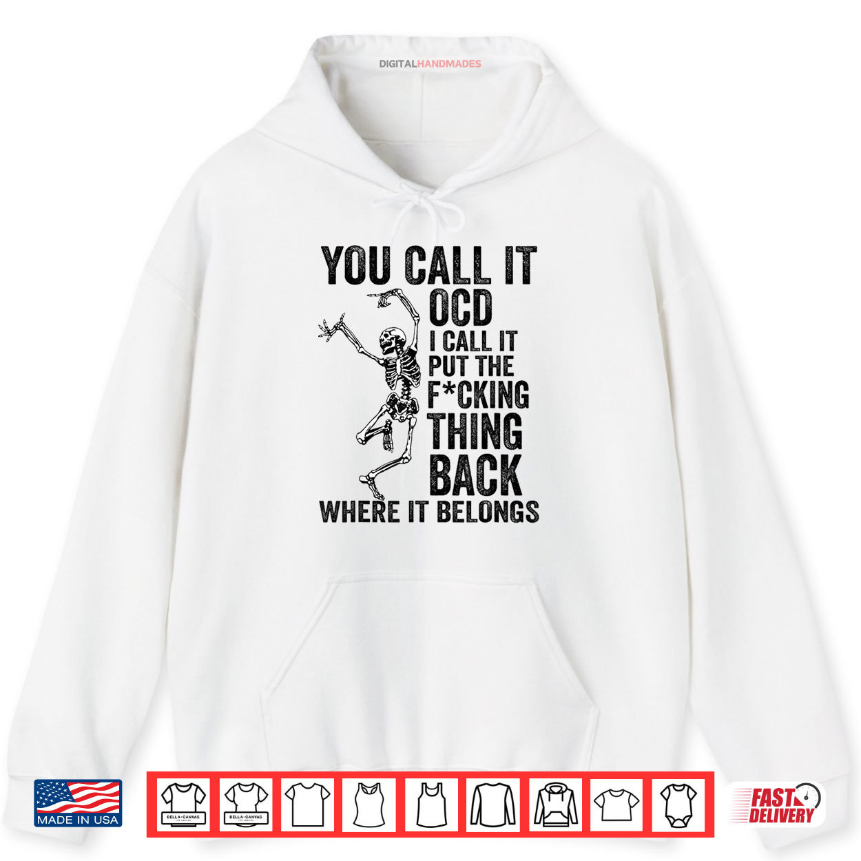 Skeleton You Call It OCD I Call It Put The Thing Back Skull Shirt Skeleton You Call It OCD I Call It Put The Thing Back Skull Shirt