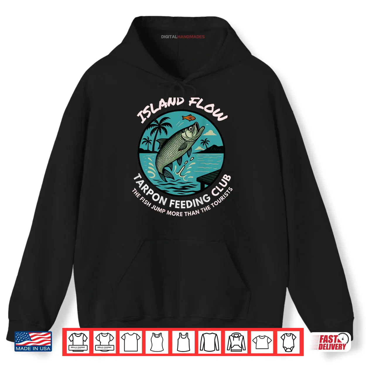 Tarpon Feeding Club T Shirt Silver King Fishing Tee Anglers Shirt Tarpon Feeding Club T Shirt Silver King Fishing Tee Anglers Shirt