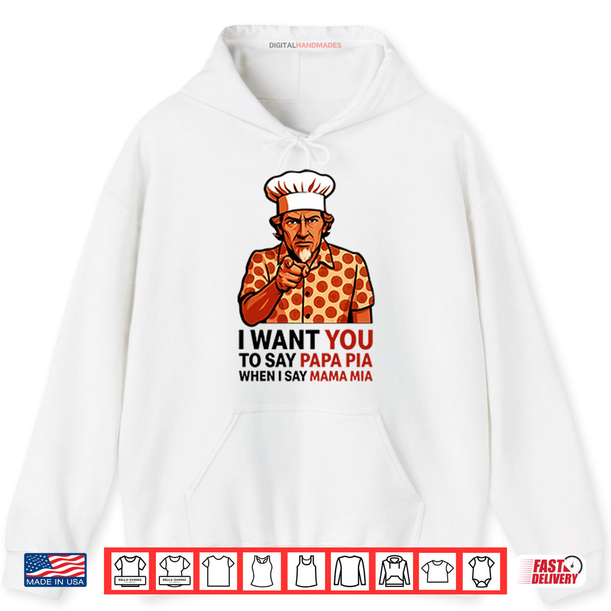 Tony Pepperoni I Want You To Say Papa Pia When I Say Mama Mia Shirt Tony Pepperoni I Want You To Say Papa Pia When I Say Mama Mia Shirt