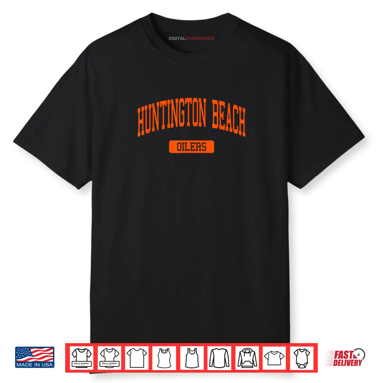 Huntington Beach High School HS Huntington Beach CA Varsity Shirt Huntington Beach High School HS Huntington Beach CA Varsity Shirt