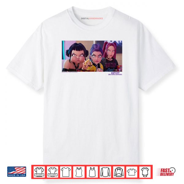 Huntrix Interrupted Snack Time Scene Shirt