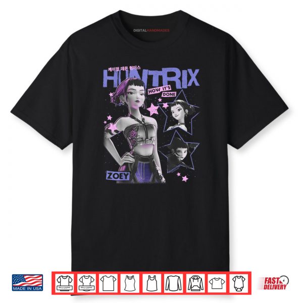Huntrix Zoey How It’s Done Retro Poster Shirt