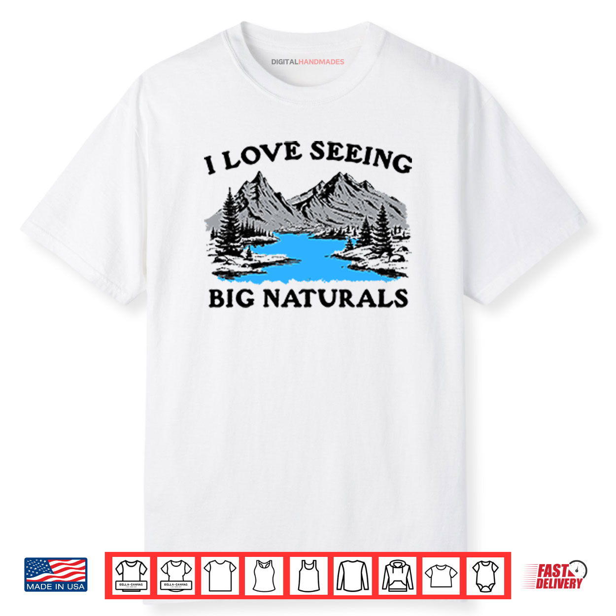 I Love Seeing Big Naturals Shirt I Love Seeing Big Naturals Shirt