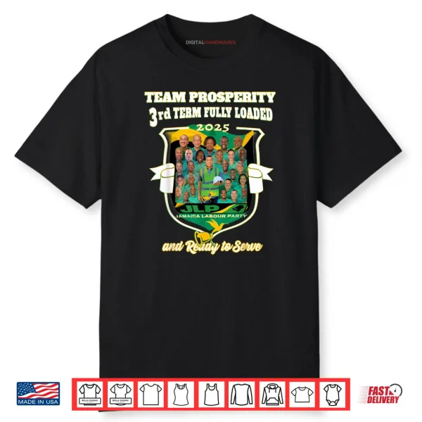 Jamaica Labour Party 3rdTEAM Prosperity JLP Supporter Gifts Shirt