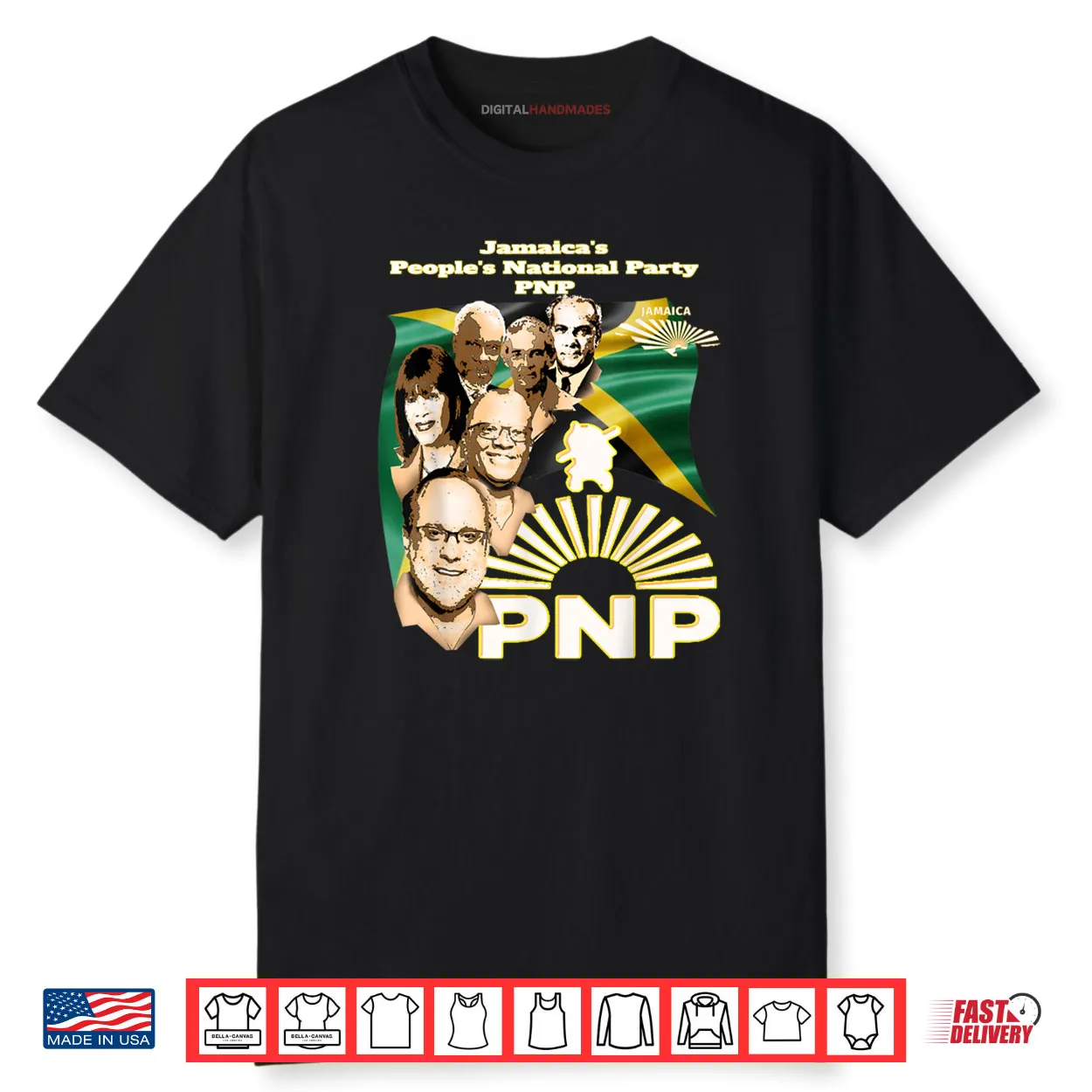 Jamaica’s People’s National Party PNP Supporter Novelty Shirt Jamaica’s People’s National Party PNP Supporter Novelty Shirt