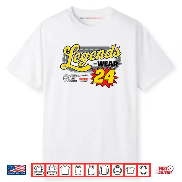 Jeff Gordon Legends Wear 24 Hendrick Motorsports Shirt