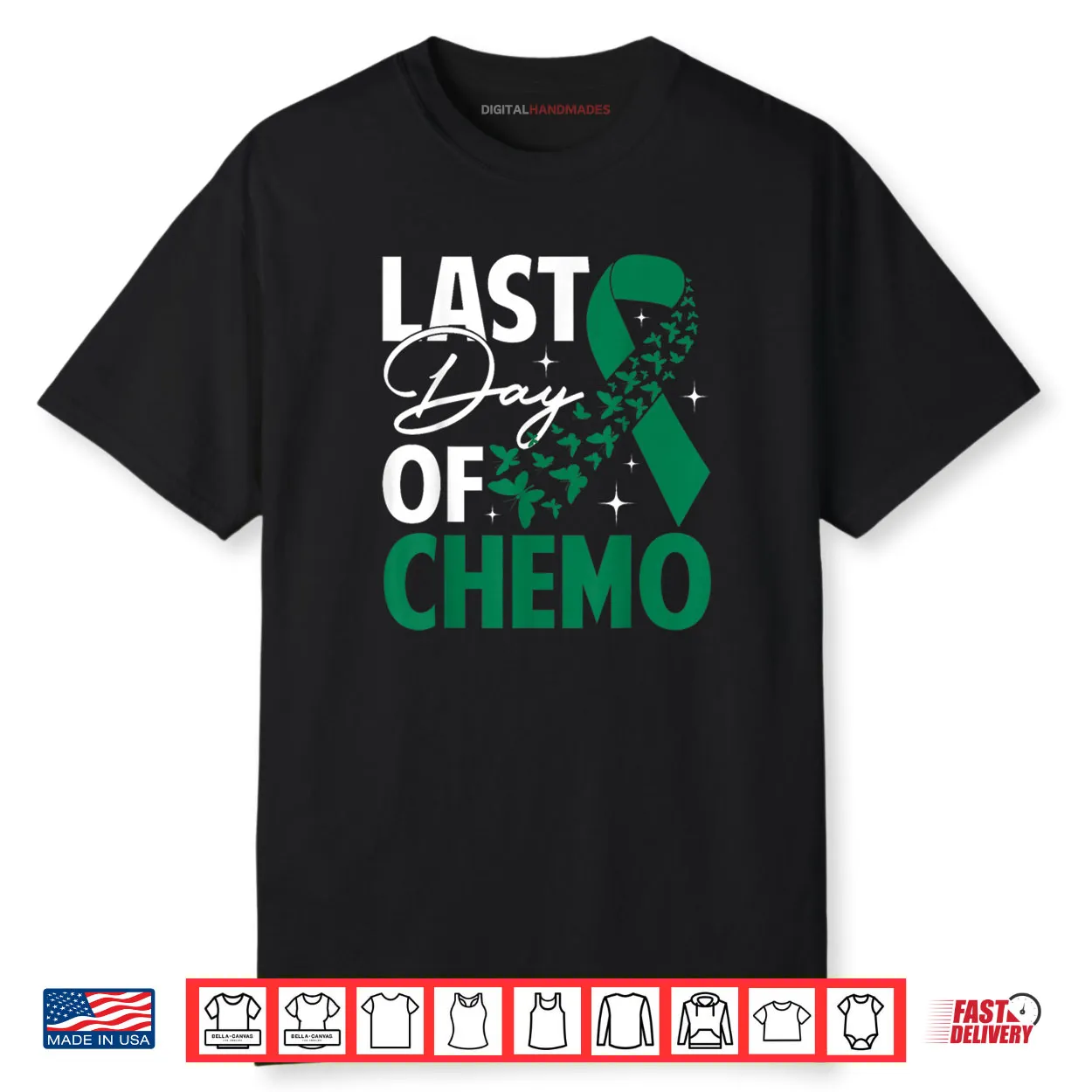Last Day of Chemo Liver Cancer Awareness Month Green Ribbon Shirt Last Day of Chemo Liver Cancer Awareness Month Green Ribbon Shirt
