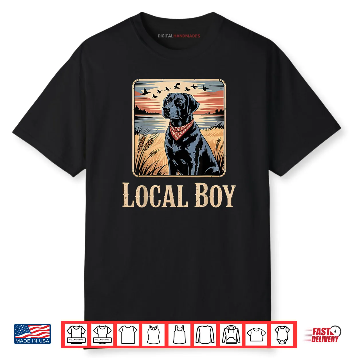 Local Boy Black Lab Hunting Dog Shirt Local Boy Black Lab Hunting Dog Shirt