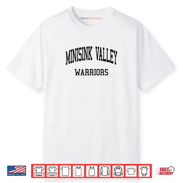 Minisink Valley HS Slate Hill NY Retro Sports Shirt